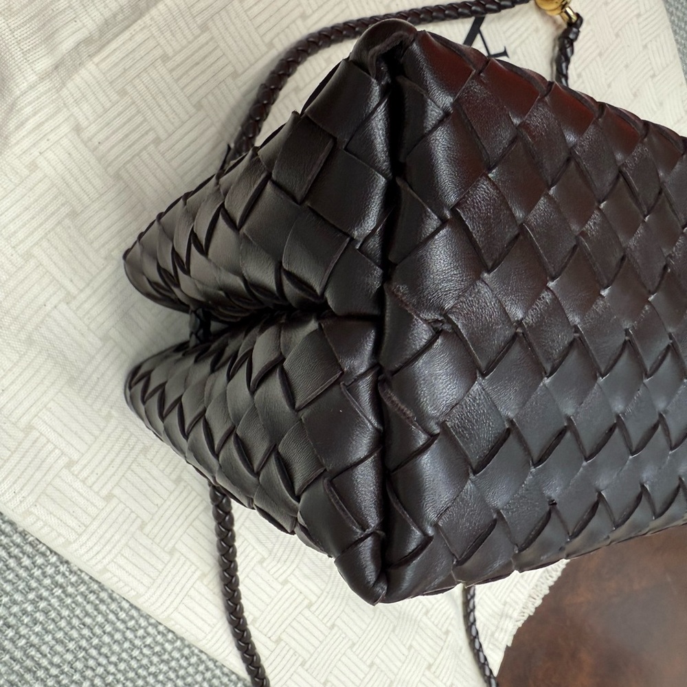 Andiamo shoulder bag with braided leather strap - Picture 8 of 13